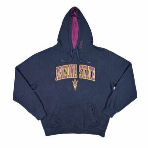 Vintage Stadium Athletics Arizona State Pullover Hoodie - Size Large